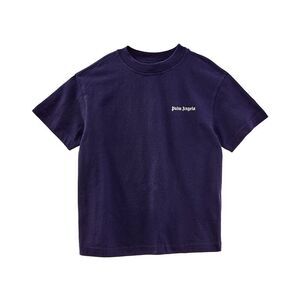 Palm Angels Girls  Logo T-Shirt, Blue